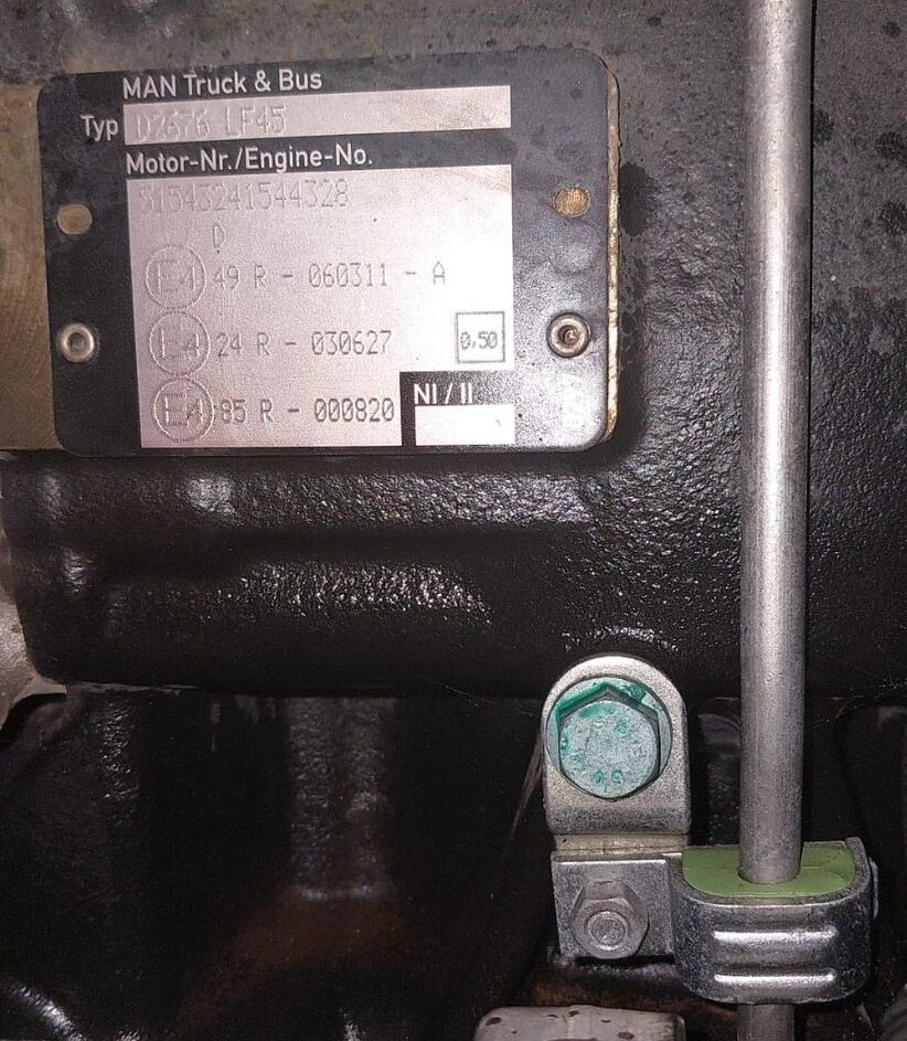 MAN D2676 LF45 MAN TGA, TGS, TGX - Motor za Kamion: slika 2 MAN D2676 LF45 MAN TGA, TGS, TGX - Motor za Kamion: slika 2