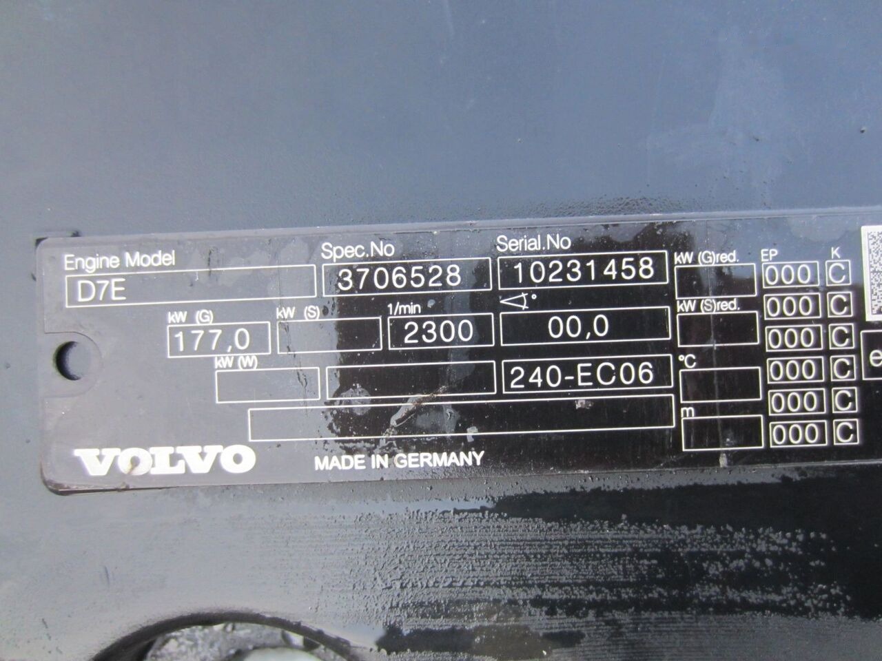 Volvo D7E 240 Volvo FL - Motor za Kamion: slika 4 Volvo D7E 240 Volvo FL - Motor za Kamion: slika 4