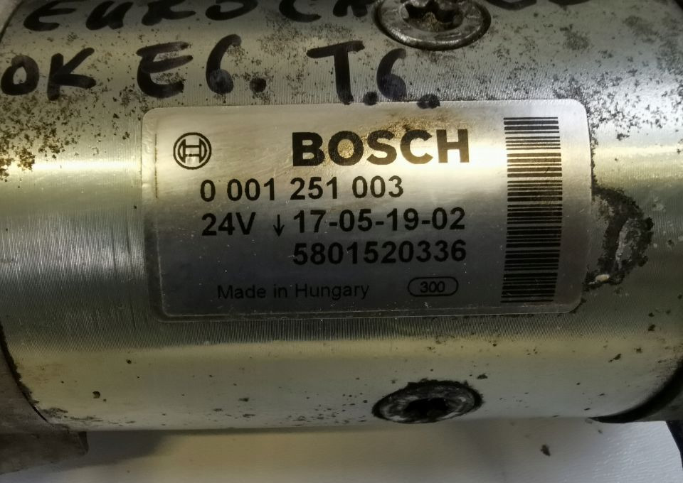 Iveco EUROCARGO OE 5801520336 rozrusznik - Elektropokretač za Kamion: slika 2 Iveco EUROCARGO OE 5801520336 rozrusznik - Elektropokretač za Kamion: slika 2