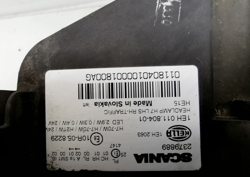 LAMPA MOCOWANIE H7 SCANIA S R NGT LH. ORYGINAŁ - Svetla/ Osvetljenje za Kamion: slika 5 LAMPA MOCOWANIE H7 SCANIA S R NGT LH. ORYGINAŁ - Svetla/ Osvetljenje za Kamion: slika 5