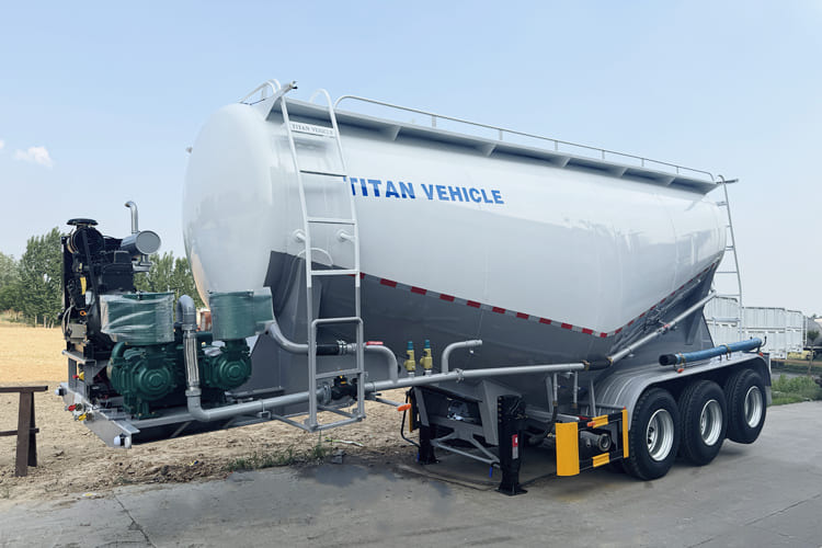 TITAH Bulk Cement Tank Trailer for Slae in Guyana - Poluprikolica cisterna: slika 1 TITAH Bulk Cement Tank Trailer for Slae in Guyana - Poluprikolica cisterna: slika 1