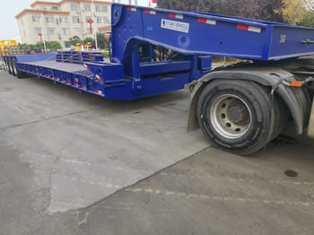 TITAN 120 Ton Lowboy Truck Trailer for Sale in Zambia - Niska poluprikolica za prevoz: slika 3 TITAN 120 Ton Lowboy Truck Trailer for Sale in Zambia - Niska poluprikolica za prevoz: slika 3