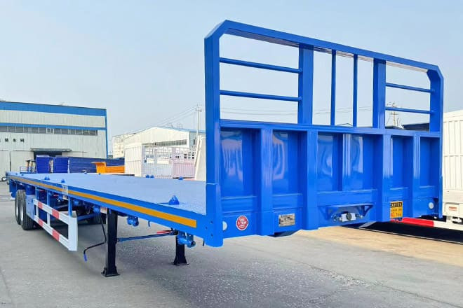 TITAN 2 Axle 45 Ft Flatbed Trailers for Sale in Algeria - Plato poluprikolica: slika 5 TITAN 2 Axle 45 Ft Flatbed Trailers for Sale in Algeria - Plato poluprikolica: slika 5