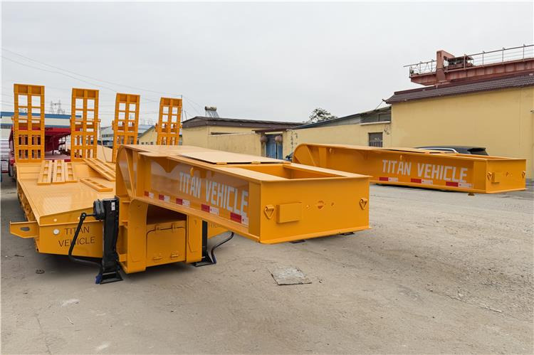 TITAN 2 Axle 50 Ton Low Bed Trailer for Sale In Nigeria Lagos - Niska poluprikolica za prevoz: slika 2 TITAN 2 Axle 50 Ton Low Bed Trailer for Sale In Nigeria Lagos - Niska poluprikolica za prevoz: slika 2