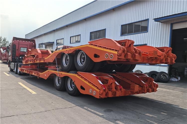 TITAN 2 Axle Low Low Bed Trailer for Sale In Angola - Niska poluprikolica za prevoz: slika 3 TITAN 2 Axle Low Low Bed Trailer for Sale In Angola - Niska poluprikolica za prevoz: slika 3