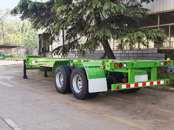 TITAN 2 Axle Skeleton Trailer for Sale in Congo - Poluprikolica sa golom šasijom: slika 1 TITAN 2 Axle Skeleton Trailer for Sale in Congo - Poluprikolica sa golom šasijom: slika 1