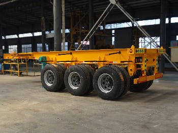 TITAN 20 ft Shipping Container Trailer for Sale in Jamaica - Poluprikolica sa golom šasijom: slika 4 TITAN 20 ft Shipping Container Trailer for Sale in Jamaica - Poluprikolica sa golom šasijom: slika 4