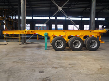 TITAN 20 ft Shipping Container Trailer for Sale in Jamaica - Poluprikolica sa golom šasijom: slika 2 TITAN 20 ft Shipping Container Trailer for Sale in Jamaica - Poluprikolica sa golom šasijom: slika 2