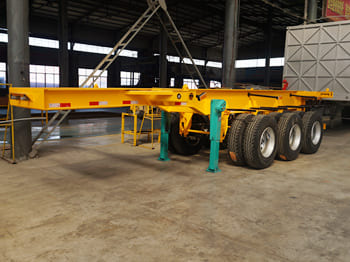 TITAN 20 ft Shipping Container Trailer for Sale in Jamaica - Poluprikolica sa golom šasijom: slika 1 TITAN 20 ft Shipping Container Trailer for Sale in Jamaica - Poluprikolica sa golom šasijom: slika 1