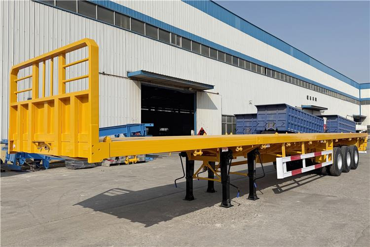 TITAN 3 Axle 24m Extendable Flatbed Trailer for Sale In Chile - Poluprikolica za prevoz kontejnera/ Poluprikolica sa promenjivim sandukom: slika 1 TITAN 3 Axle 24m Extendable Flatbed Trailer for Sale In Chile - Poluprikolica za prevoz kontejnera/ Poluprikolica sa promenjivim sandukom: slika 1