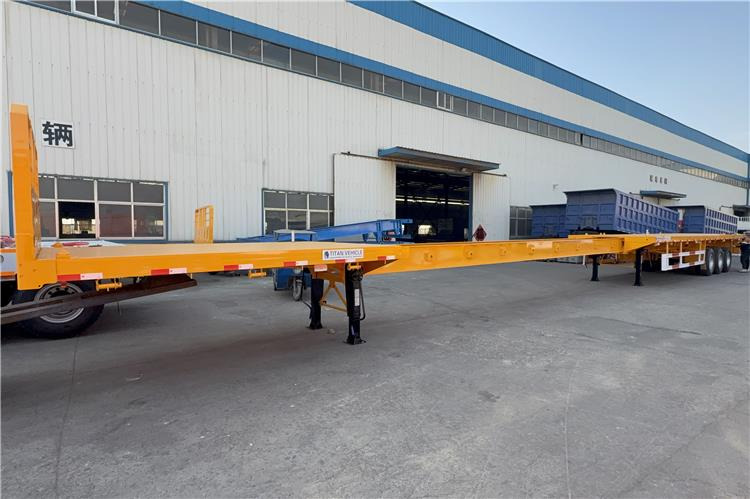 TITAN 3 Axle 24m Extendable Flatbed Trailer for Sale In Chile - Poluprikolica za prevoz kontejnera/ Poluprikolica sa promenjivim sandukom: slika 2 TITAN 3 Axle 24m Extendable Flatbed Trailer for Sale In Chile - Poluprikolica za prevoz kontejnera/ Poluprikolica sa promenjivim sandukom: slika 2