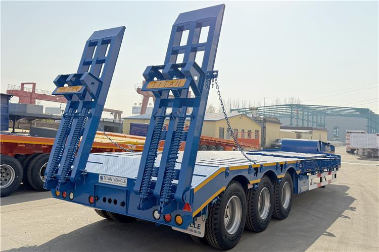 TITAN 3 Axle 80 Ton Low Bed Trailer Price for Sale In Nigeria - Niska poluprikolica za prevoz: slika 5 TITAN 3 Axle 80 Ton Low Bed Trailer Price for Sale In Nigeria - Niska poluprikolica za prevoz: slika 5