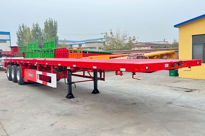 TITAN 3 Axle Flatbed Trailer for Sale in Senegal - Plato poluprikolica: slika 3 TITAN 3 Axle Flatbed Trailer for Sale in Senegal - Plato poluprikolica: slika 3