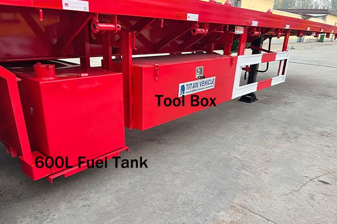 TITAN 3 Axle Flatbed Trailer for Sale in Senegal - Plato poluprikolica: slika 2 TITAN 3 Axle Flatbed Trailer for Sale in Senegal - Plato poluprikolica: slika 2