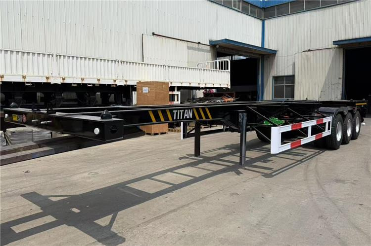 TITAN 3 Axle Skeletal Semi Trailer Price for Sale Near Me In Jamaica - Poluprikolica sa golom šasijom: slika 2 TITAN 3 Axle Skeletal Semi Trailer Price for Sale Near Me In Jamaica - Poluprikolica sa golom šasijom: slika 2