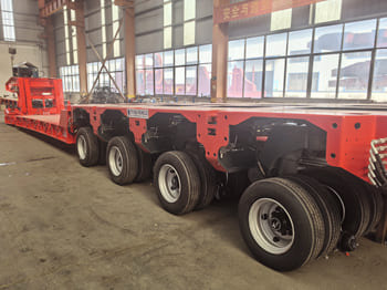 TITAN 4 Axle 100 Ton Lowboy Trailer for Sale in Zambia - Niska poluprikolica za prevoz: slika 1 TITAN 4 Axle 100 Ton Lowboy Trailer for Sale in Zambia - Niska poluprikolica za prevoz: slika 1