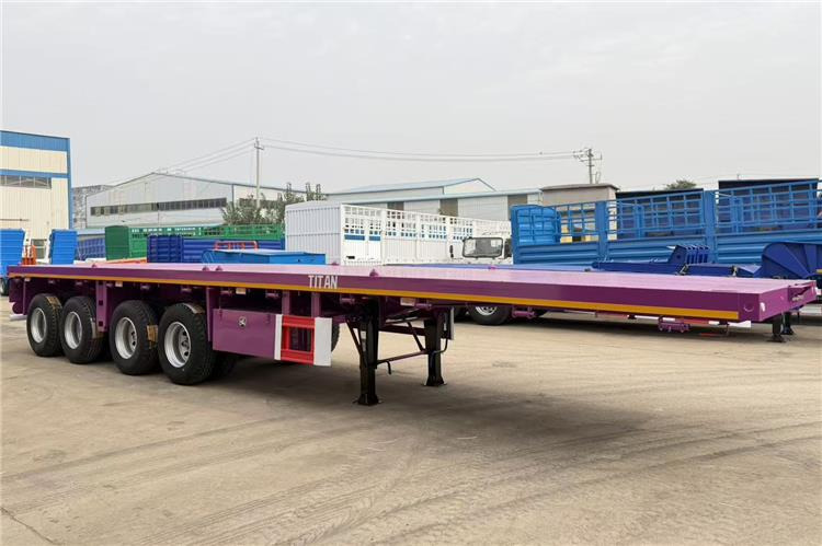 TITAN 4 Axle 40ft Flatbed Semi Trailer for Sale In Guam - Plato poluprikolica: slika 5 TITAN 4 Axle 40ft Flatbed Semi Trailer for Sale In Guam - Plato poluprikolica: slika 5