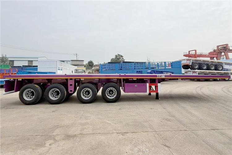 TITAN 4 Axle 40ft Flatbed Semi Trailer for Sale In Guam - Plato poluprikolica: slika 2 TITAN 4 Axle 40ft Flatbed Semi Trailer for Sale In Guam - Plato poluprikolica: slika 2