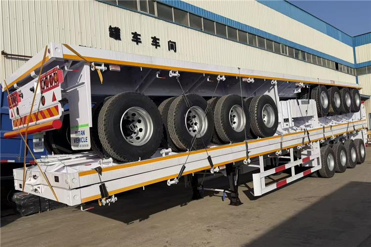 TITAN 4 Axle Flatbed Trailer for Sale In Saudi Arabia - Plato poluprikolica: slika 3 TITAN 4 Axle Flatbed Trailer for Sale In Saudi Arabia - Plato poluprikolica: slika 3