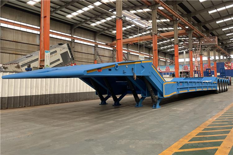 TITAN 4 Axle Folding Gooseneck Trailer for Sale In Zambia - Niska poluprikolica za prevoz: slika 1 TITAN 4 Axle Folding Gooseneck Trailer for Sale In Zambia - Niska poluprikolica za prevoz: slika 1