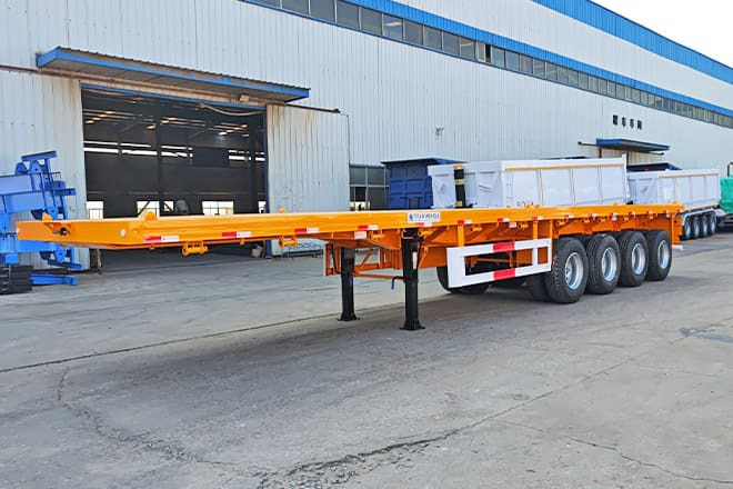 TITAN 4 Axle Heavy Duty Flatbed Trailer for Sale in Mali - Plato poluprikolica: slika 2 TITAN 4 Axle Heavy Duty Flatbed Trailer for Sale in Mali - Plato poluprikolica: slika 2
