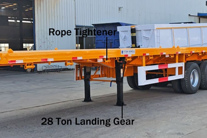 TITAN 4 Axle Heavy Duty Flatbed Trailer for Sale in Mali - Plato poluprikolica: slika 3 TITAN 4 Axle Heavy Duty Flatbed Trailer for Sale in Mali - Plato poluprikolica: slika 3