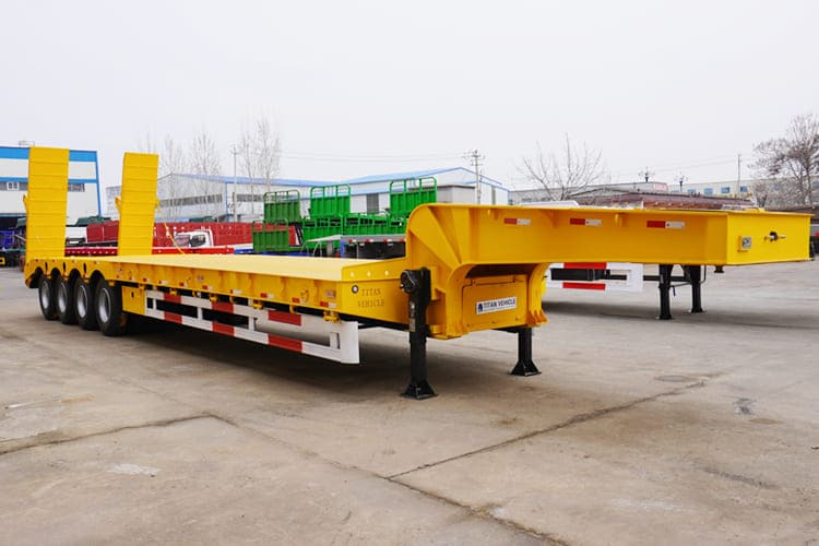 TITAN 4 Axle Lowbed Trailer Truck for Sale in Zambia - Niska poluprikolica za prevoz: slika 2 TITAN 4 Axle Lowbed Trailer Truck for Sale in Zambia - Niska poluprikolica za prevoz: slika 2