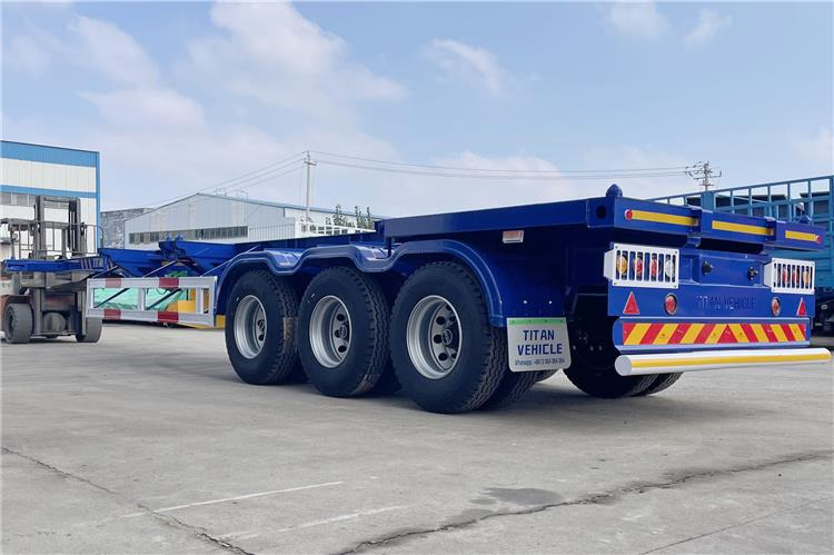 TITAN 40ft Container Chassis Trailer for Sale In Guam - Poluprikolica sa golom šasijom: slika 2 TITAN 40ft Container Chassis Trailer for Sale In Guam - Poluprikolica sa golom šasijom: slika 2