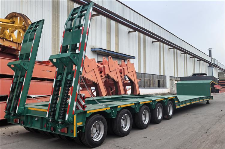 TITAN 5 Axle Low Bed Trailer for Sale In Nigeria - Niska poluprikolica za prevoz: slika 3 TITAN 5 Axle Low Bed Trailer for Sale In Nigeria - Niska poluprikolica za prevoz: slika 3