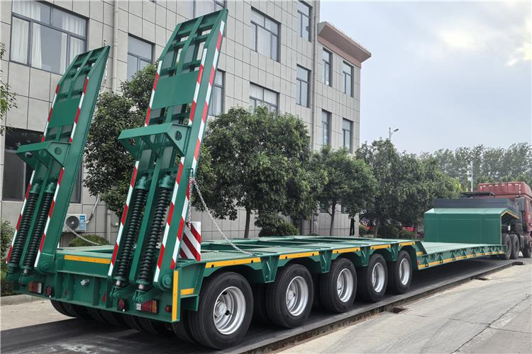 TITAN 5 Axle Low Bed Trailer for Sale In Nigeria - Niska poluprikolica za prevoz: slika 1 TITAN 5 Axle Low Bed Trailer for Sale In Nigeria - Niska poluprikolica za prevoz: slika 1