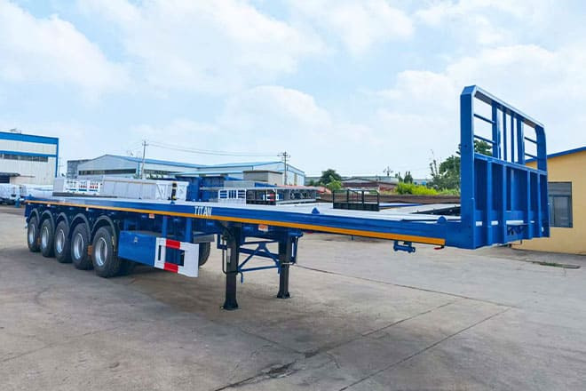 TITAN 5 Axle New Flatbed Trailers for Sale in Mauritius - Plato poluprikolica: slika 4 TITAN 5 Axle New Flatbed Trailers for Sale in Mauritius - Plato poluprikolica: slika 4