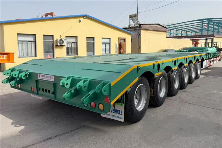 TITAN 6 Axle 80 Ton Low Loader Semi Trailer for Sale In Zambia - Niska poluprikolica za prevoz: slika 4 TITAN 6 Axle 80 Ton Low Loader Semi Trailer for Sale In Zambia - Niska poluprikolica za prevoz: slika 4