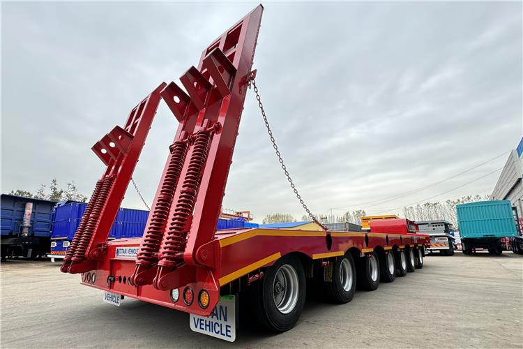TITAN 7 Axle 120 Ton Lowbed Trailer for Sale In Saudi Arabia - Niska poluprikolica za prevoz: slika 2 TITAN 7 Axle 120 Ton Lowbed Trailer for Sale In Saudi Arabia - Niska poluprikolica za prevoz: slika 2