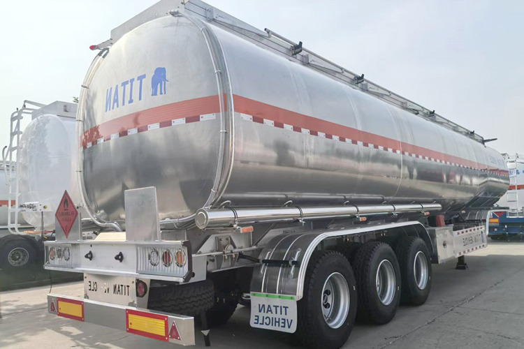 TITAN Aluminum Fuel Tanker Trailer for Sale in Saudi Arabia - Poluprikolica cisterna: slika 2 TITAN Aluminum Fuel Tanker Trailer for Sale in Saudi Arabia - Poluprikolica cisterna: slika 2