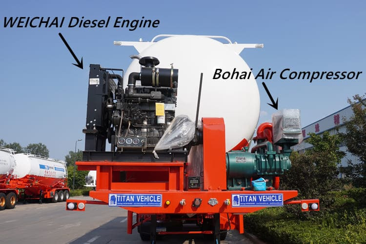 TITAN Bulk Cement Tanker Trailer for Sale in Ghana - Poluprikolica cisterna: slika 4 TITAN Bulk Cement Tanker Trailer for Sale in Ghana - Poluprikolica cisterna: slika 4