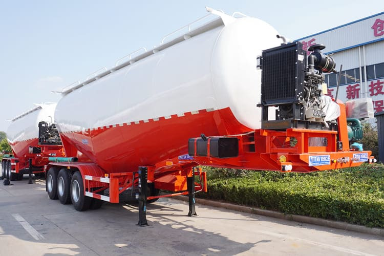 TITAN Bulk Cement Tanker Trailer for Sale in Ghana - Poluprikolica cisterna: slika 1 TITAN Bulk Cement Tanker Trailer for Sale in Ghana - Poluprikolica cisterna: slika 1