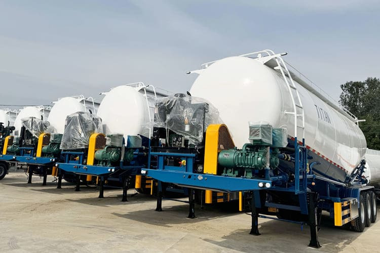 TITAN Bulk Cement Tanker Truck for Sale in Congo - Poluprikolica cisterna: slika 2 TITAN Bulk Cement Tanker Truck for Sale in Congo - Poluprikolica cisterna: slika 2