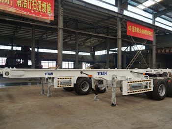 TITAN Shipping Container Trailer for Sale in Ghana - Poluprikolica sa golom šasijom: slika 1 TITAN Shipping Container Trailer for Sale in Ghana - Poluprikolica sa golom šasijom: slika 1