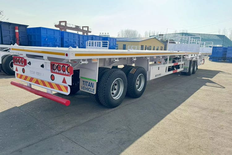 TITAN Super Link Flatbed Trailer for Sale in Mali - Plato poluprikolica: slika 4 TITAN Super Link Flatbed Trailer for Sale in Mali - Plato poluprikolica: slika 4