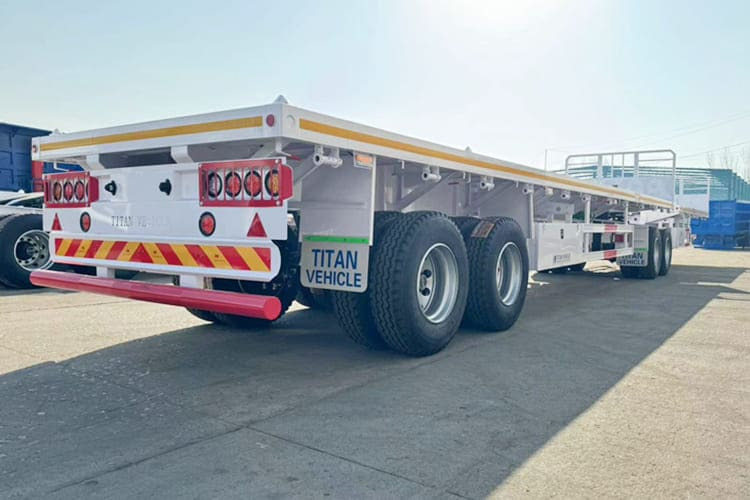 TITAN Super Link Flatbed Trailer for Sale in Mali - Plato poluprikolica: slika 3 TITAN Super Link Flatbed Trailer for Sale in Mali - Plato poluprikolica: slika 3