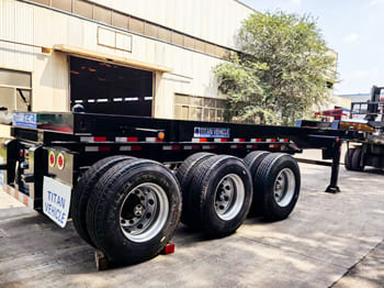 TITAN Tri Axle Chassis Container for Sale in Nigeria - Poluprikolica sa golom šasijom: slika 4 TITAN Tri Axle Chassis Container for Sale in Nigeria - Poluprikolica sa golom šasijom: slika 4