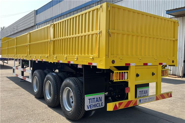 TITAN Triple Axle Trailer with Drop Side Trailer for Sale In Ghana - Plato poluprikolica: slika 4 TITAN Triple Axle Trailer with Drop Side Trailer for Sale In Ghana - Plato poluprikolica: slika 4
