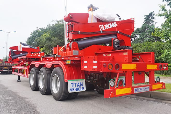 XCMG 2025 New Container Side Loader Trailer for Sale in Tanzania - Poluprikolica za prevoz kontejnera/ Poluprikolica sa promenjivim sandukom: slika 3 XCMG 2025 New Container Side Loader Trailer for Sale in Tanzania - Poluprikolica za prevoz kontejnera/ Poluprikolica sa promenjivim sandukom: slika 3