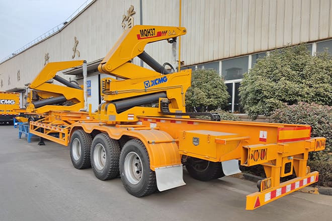 XCMG 37 Ton Side Lifter Container for Sale in Vietnam - Poluprikolica za prevoz kontejnera/ Poluprikolica sa promenjivim sandukom: slika 2 XCMG 37 Ton Side Lifter Container for Sale in Vietnam - Poluprikolica za prevoz kontejnera/ Poluprikolica sa promenjivim sandukom: slika 2