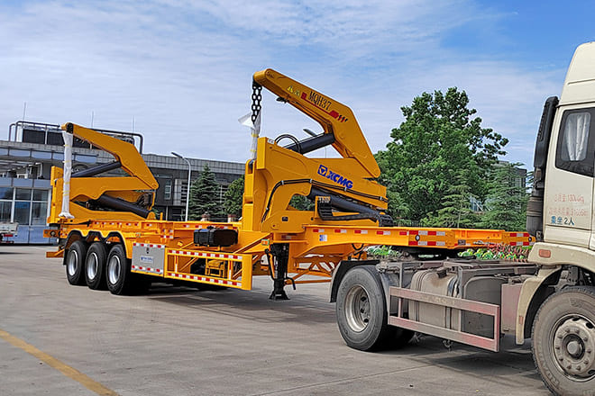 XCMG 40T Container Side Lift Trailer for Sale in Tanzania - Poluprikolica za prevoz kontejnera/ Poluprikolica sa promenjivim sandukom: slika 3 XCMG 40T Container Side Lift Trailer for Sale in Tanzania - Poluprikolica za prevoz kontejnera/ Poluprikolica sa promenjivim sandukom: slika 3