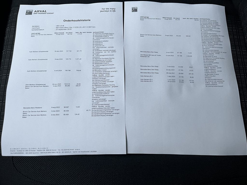 Mali kombi Mercedes-Benz Vito 111 CDI 115pk E6 XL Extra Lang 3p Lease €246 p/m, Airco, Camera, laadbrug, onderhoudshistorie aanwezig: slika 9 Mali kombi Mercedes-Benz Vito 111 CDI 115pk E6 XL Extra Lang 3p Lease €246 p/m, Airco, Camera, laadbrug, onderhoudshistorie aanwezig: slika 9