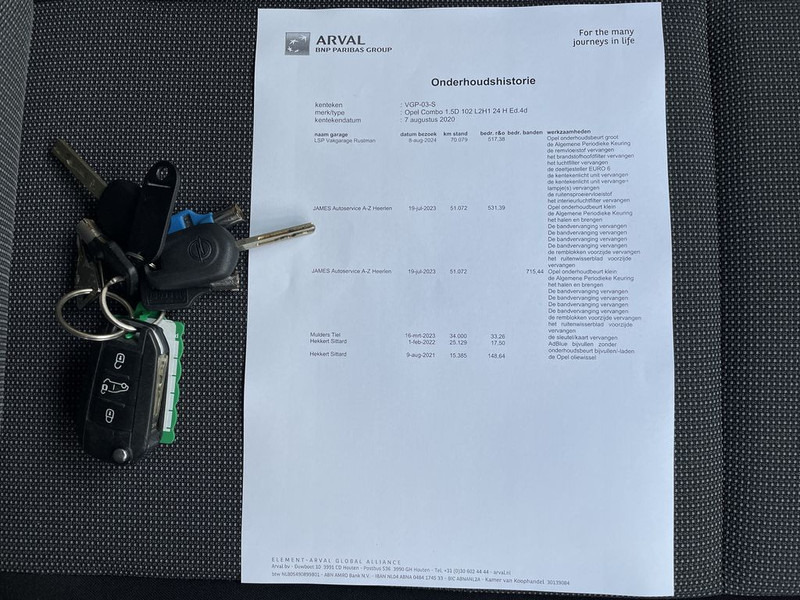 Mali kombi Opel Combo 1.5 D E6 102pk L2 Edition BPM Vrij! Lease €193 p/m, Bedrijfsinrichting, 2x Schuifdeur, Airco, PDC, Cruise controle, onderhoudshistorie aanwezig: slika 9