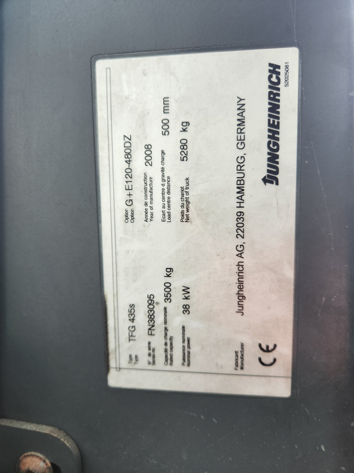 JUGHEINRICH TFG435s - Gasni viljuškar: slika 3 JUGHEINRICH TFG435s - Gasni viljuškar: slika 3