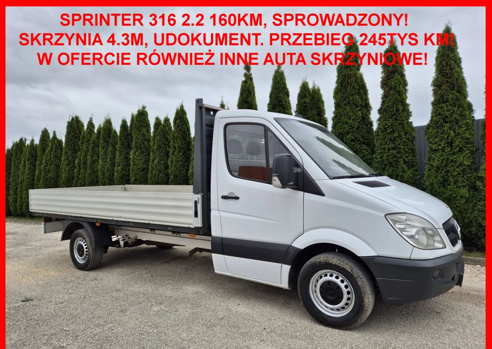 Mercedes-Benz 316CDI 2.2 160KM - Dostavno vozilo s ravnom platformom: slika 1 Mercedes-Benz 316CDI 2.2 160KM - Dostavno vozilo s ravnom platformom: slika 1