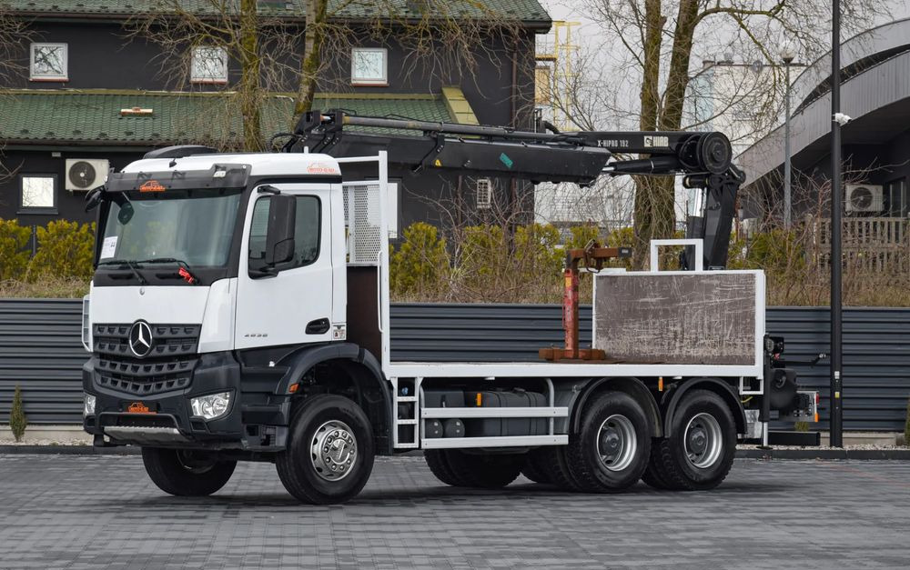 Mercedes-Benz AROCS 2636 / 6x4 / HIAB X-HIPRO 192 E-3 / WYSUW x3 / ROTATOR / STEROWANIE RADIOWE / UDT / PODPORY HYDRAULICZNE / AUTOMAT / KAMERA COFANIA / NISKI PRZEBIEG / SPROWADZONY - Kamion sa tovarnim sandukom, Kamion sa dizalicom: slika 1 Mercedes-Benz AROCS 2636 / 6x4 / HIAB X-HIPRO 192 E-3 / WYSUW x3 / ROTATOR / STEROWANIE RADIOWE / UDT / PODPORY HYDRAULICZNE / AUTOMAT / KAMERA COFANIA / NISKI PRZEBIEG / SPROWADZONY - Kamion sa tovarnim sandukom, Kamion sa dizalicom: slika 1